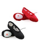 Yoga Gym Flat Slippers Canvas Cloth leather Head Ballet Dance Shoes For Girl