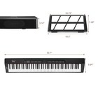     free Shipping     88 Key Foldable Electric Piano keyboard  midi  usb 