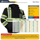 Hi-vis Winter Safety Bomber Jacket For Men And Women   Winter Safety Jacket D   