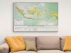1964 Map Of Indonesia     Historic Republic Era Borders  Islands   Infrastructure