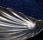 Old Fiddle Thread Coin Silver Sugar Spoon-lowell   Senter-as Is 