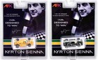 Afx Mega G  Ayrton Senna Lotus F1 Double-deal Ho Slot Cars  22113-22114  2 Cars 