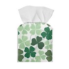  Facial Tissue Box Cover Pu Leather Square Tissue Case Organizer For Vanity 