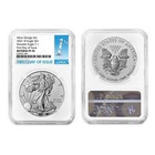 2021 Reverse Proof American Silver Eagle Designer 2pc Set Ngc Pf70 Fdi First
