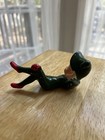Vintage Ceramic Pixie Elf With Ladybug Japan