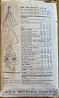 1956 Original Vogue 2743 Girls Party Dress   Slip Sewing Pattern Sz 6 Complete