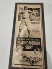 1950 Jackie Robinson Story Movie Pride Of Brooklyn Dodgers Vintage Print Ad