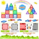 Coodoo Magnetic Tiles Kids Toys Stem Magnet Toy For Toddler Magnetic Blocks B   