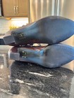 Anthropologie Maeve Studded Stretch Ankle Boots Burgundy Maroon Silver Studs 10