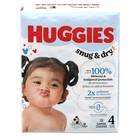 Huggies Snug   Dry Disposable Diapers - Econ  Pack - Size 4
