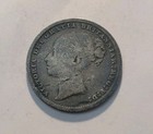 1887 Great Britain 1 Shilling Queen Victoria  Silver  Coin