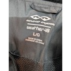 Snake Eyes Weather Short Sleeve Windbreaker Shirt Golf Mens L Black White Pocket