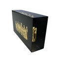 Vintage Creed Gold Plated Last Supper Encased In Lucite 4  X 3 