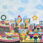 Squid Games Tableware  Party Supplies Birthday Decoration Balloon Banner Theme