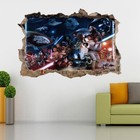 Star Wars Characters 3d Smashed Wall Sticker Decal Home Decor Art Mural Fs