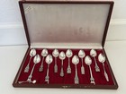 Lot Of 13 Vintage Sterling 925 Peru S i a m Silver Spoons Souvenir Collectibles