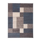 Rugshop Area Rug Modern Boxes Design Non-slip Rugs For Living Room Bedroom Rugs