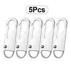 5pcs Zipper Fixer Replacements Instant Zipper Repair Kit Puller Handle Pant Bag