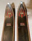 Antique Northland Hickory Wood Skis 78    Long Made In Usa F i s  Never Mounted