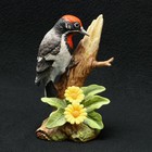 Andrea By Sadek Downy Woodpecker Porcelain Bird Figurine  9386 - Sticker