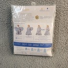 Halo Cotton Sleepsack Swaddle Newborn - Birth To 3 Months Fleece Blue Wave