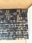 Antique Lead Letter Press Type 18pt Wedding Text