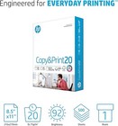 Hp Printer Paper 8 5 X 11 Paper Copy  print 20 Lb 1 Ream Case - 500 Sheets