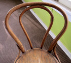 Antique Bentwood Thonet Bistro   Cafe Chair From Local Estate
