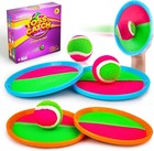 Toss And Catch Ball Game Set - Outdoor   Indoor Activity Toys For Kids - Stic   