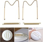 8 10 12 14 16inch Plate Hangers For Walls Dish Stainless Steel Decorative