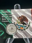 2026 M  xico Libertad Reverse Proof 3 Gram Silver  In Card 3 000 Limited Mintage