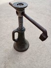 Vintage Vulcan Brand  1 1 4x8  I I   B Co  Cast Iron Screw Jack  Railroad 