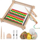 Wooden Weaving Loom Craft Kit Large Frame For Kids Beginners Adults
