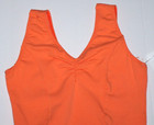 Motionwear Leotard Bodysuit Pinch Front Princess Seams   2176 New Girl L 7 8 Fit