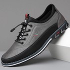Large Size Men s Casual Business Slip-on Shoes Anti-slip Comfortable Leather Upp