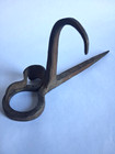 Hand Forged Wrought-iron Miners Candle Holder  Hook Sticking Tommy  Primitive