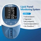 5-in-1 Blood Lipid Test Kit Home Cholesterol Monitor Hdl Ldl Tg Meter Analyzer  