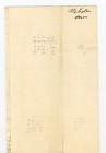 1836   1839 Handwritten Merchant Ledger Textile Trade Postage Bg Gw Webster Wright