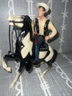 Rare Hartland Bill Longley W Horse Saddle Hat Rifle Western Cowboy Model