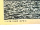 Ww2 Germany Rppc Postcard Leipzig Liechter Cruiser Navy Battle Ship