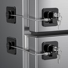 2 Pack Refrigerator Door Lock With Keys Child Proof For Fridge Freezer  Cabinets