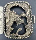 Antique Dragon Clouds Belt Buckle Fragment Asian China Or Japan Unknown Metal