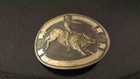 Belt Buckle Vintage Brass Trophy Bucking Steer Rodeo Western Cowboy