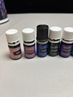 Lot Of 9 Young Living Essential Oil Bottles 5ml  opened Manuka Forgiveness Pan  