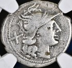 Early Roman Republic Denarius 211 Bc Ngc Genuine Ancient Silver Coin Certified