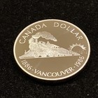 1986 Canada Royal Canadian Mint  proof Silver Dollar  Vancouver - Free Shipping