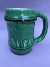Vintage Tiki Mug Hawaii Waikikian Hotel Tahitian Lanai Green Bamboo 50   s - 60   s