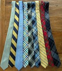 Youth Boys Neck Ties Lot Of 9 Silk Cotton Poly Lands End Westbury Prep Trad Euc