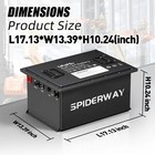 24v 25 6v  150ah Lifepo4 Lithium Battery For Genie Gs 1530 1532 1930 2632 Lift