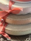 C  1940 Antique Vintage Satin Ribbon Rolls Like A French Wedding Cake   Lot Of 4